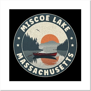 Miscoe Lake Massachusetts Sunset Posters and Art